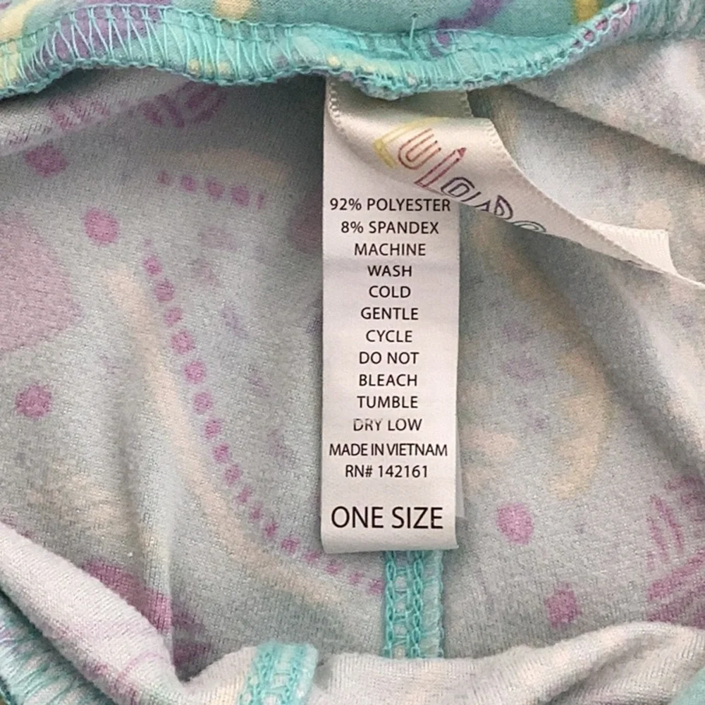 LuLaroe 2 Pair of Girls Leggings, OS